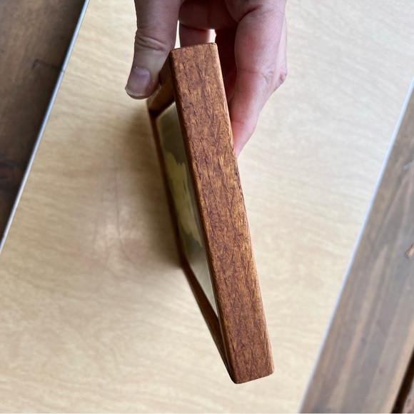 Martin Leman Vintage Cat Tile In Wood Frame - Picture 8 of 9